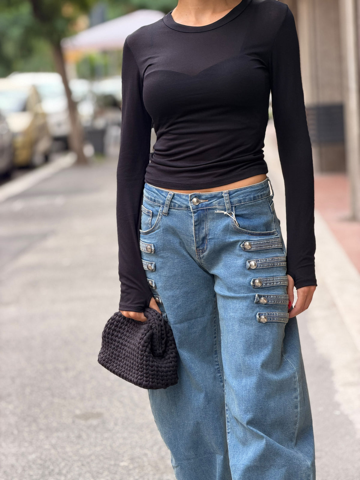 Jeans bottone #608
