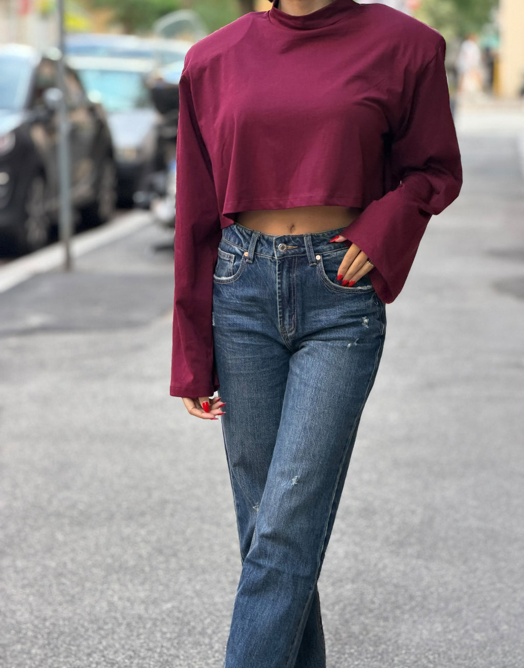 Long Sleeve crop #03M