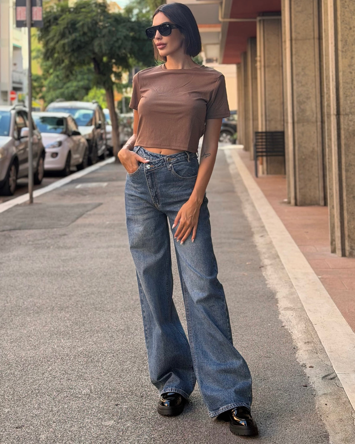 Jeans incrocio #F61